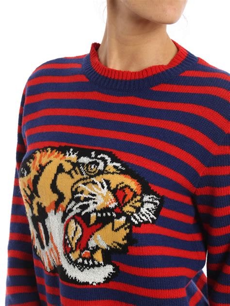 gucci womens sweater 2017|Gucci tiger sweater women.